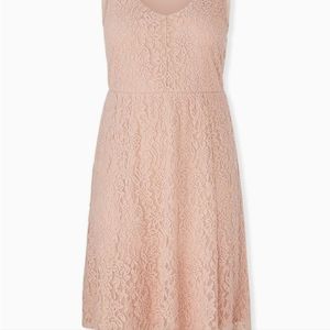 Torrid sleeveless lace dress
